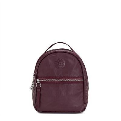 Plecaki Kipling Kae Bordowe Metal | PL1287-FOY