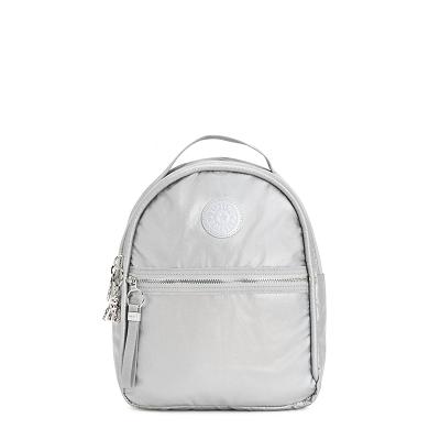 Plecaki Kipling Kae Srebrne | PL1285-GUR