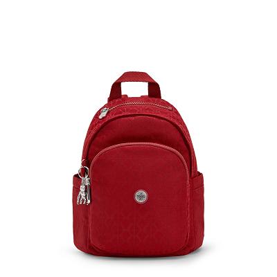 Plecaki Podróżne Kipling Delia Mini Czerwone | PL1428-GOF