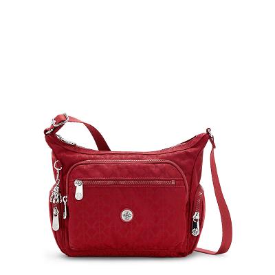 Torebki Listonoszki Kipling Gabbie Small Czerwone | PL1580-FDP