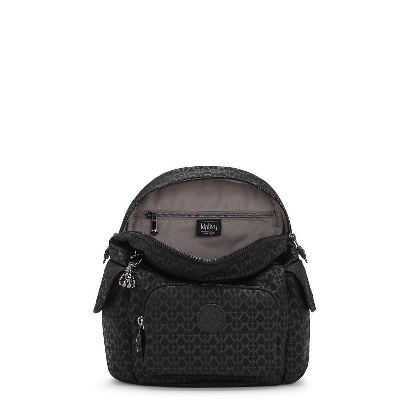 Plecaki Kipling City Pack Mini Czarne | PL1212-GCD