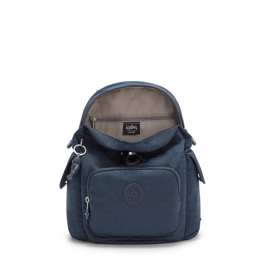 Plecaki Kipling City Pack Mini Niebieskie | PL1202-QAD