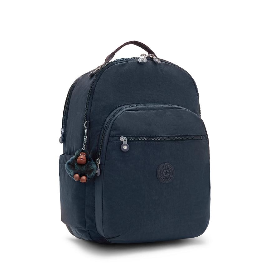 Plecaki Na Laptopa Kipling Seoul Extra Large Niebieskie | PL1331-RAS