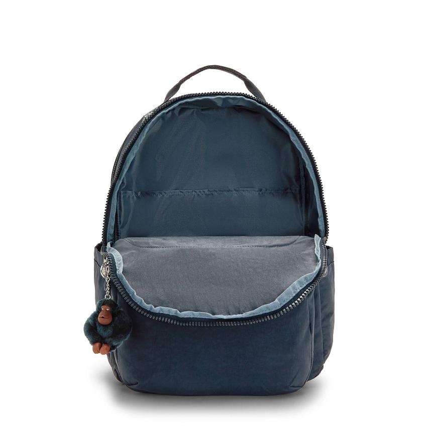 Plecaki Na Laptopa Kipling Seoul Extra Large Niebieskie | PL1331-RAS