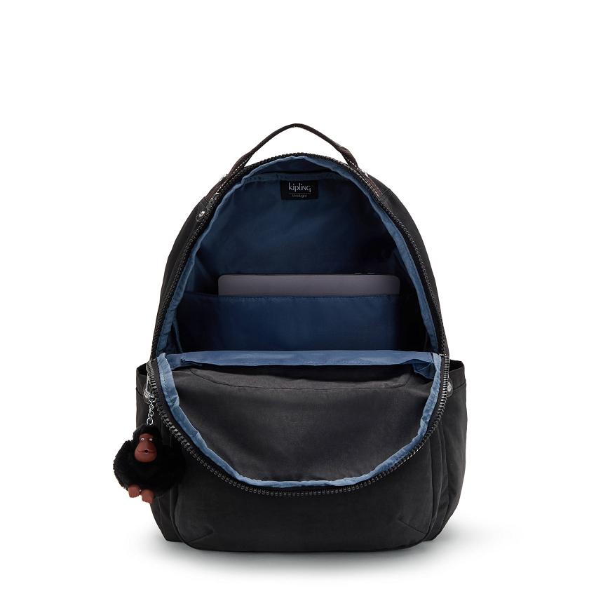 Plecaki Na Laptopa Kipling Seoul Large Czarne | PL1347-CGS