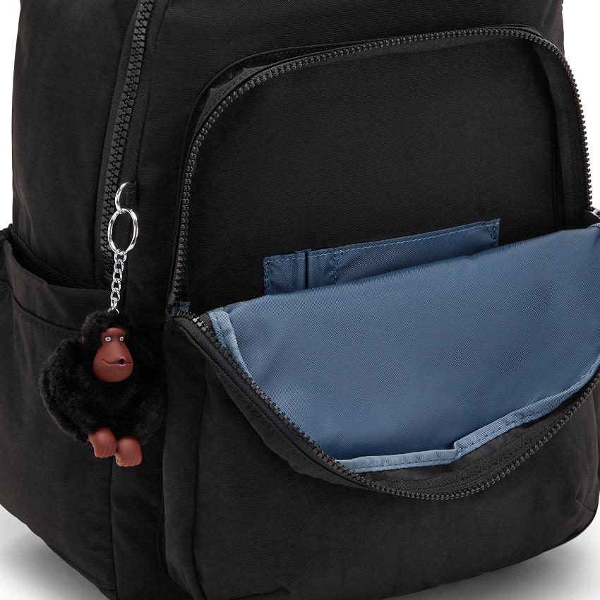 Plecaki Na Laptopa Kipling Seoul Large Czarne | PL1347-CGS