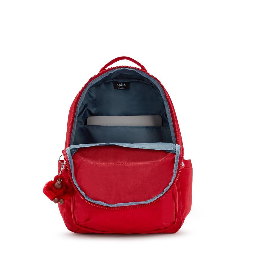 Plecaki Na Laptopa Kipling Seoul Large Czerwone | PL2078-SGA