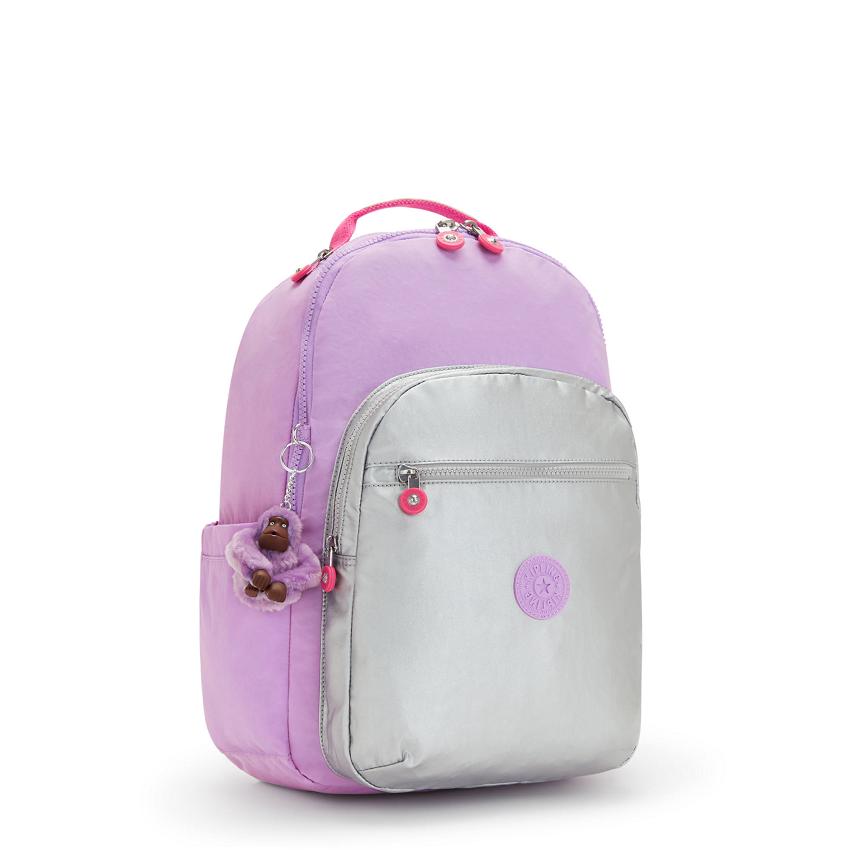 Plecaki Na Laptopa Kipling Seoul Large Fioletowe | PL1343-JPF