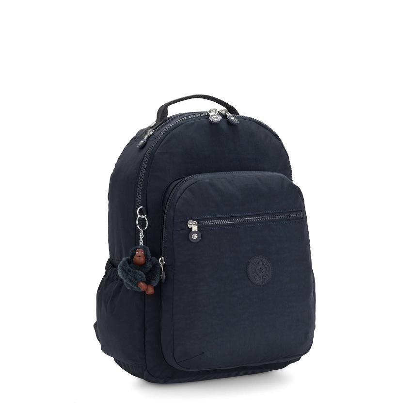 Plecaki Na Laptopa Kipling Seoul Large Niebieskie | PL1338-SKC