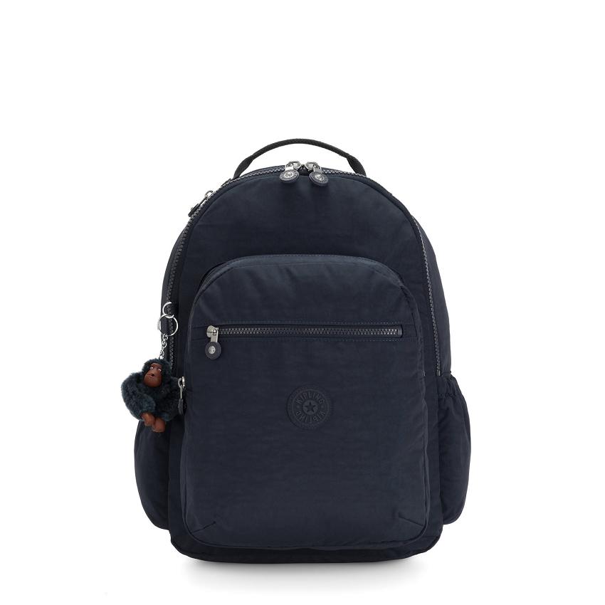 Plecaki Na Laptopa Kipling Seoul Large Niebieskie | PL1338-SKC