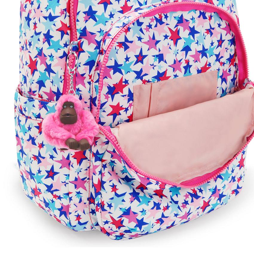 Plecaki Na Laptopa Kipling Seoul Large Niebieskie Różowe | PL1341-DCQ