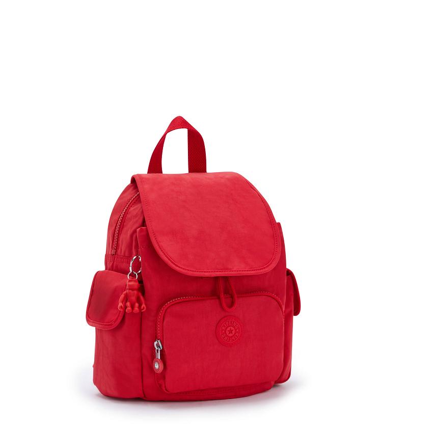 Plecaki Podróżne Kipling City Pack Mini Czerwone | PL1386-FPQ