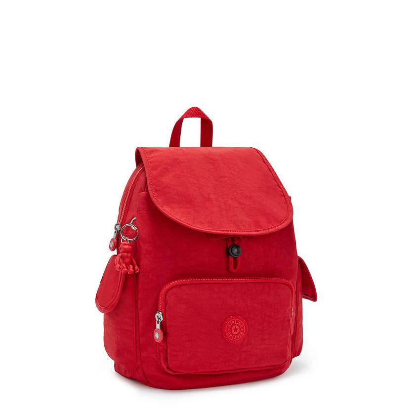 Plecaki Podróżne Kipling City Pack Small Czerwone | PL1399-STS