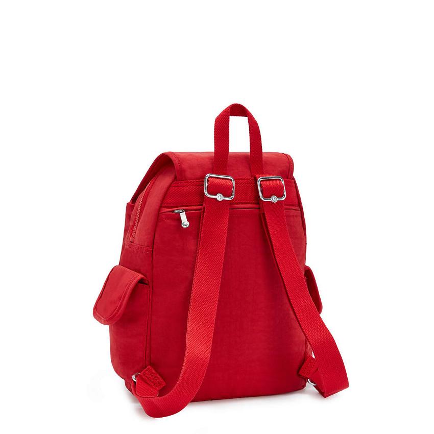 Plecaki Podróżne Kipling City Pack Small Czerwone | PL1399-STS