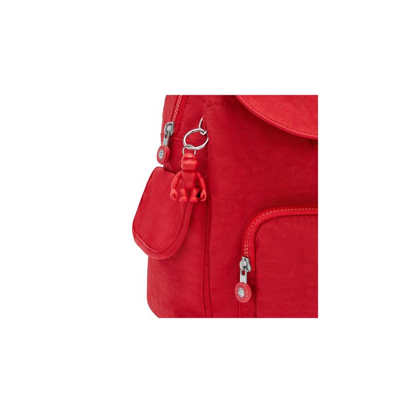 Plecaki Podróżne Kipling City Pack Small Czerwone | PL1399-STS