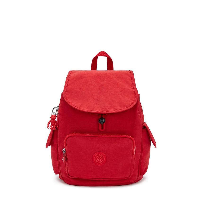 Plecaki Podróżne Kipling City Pack Small Czerwone | PL1399-STS