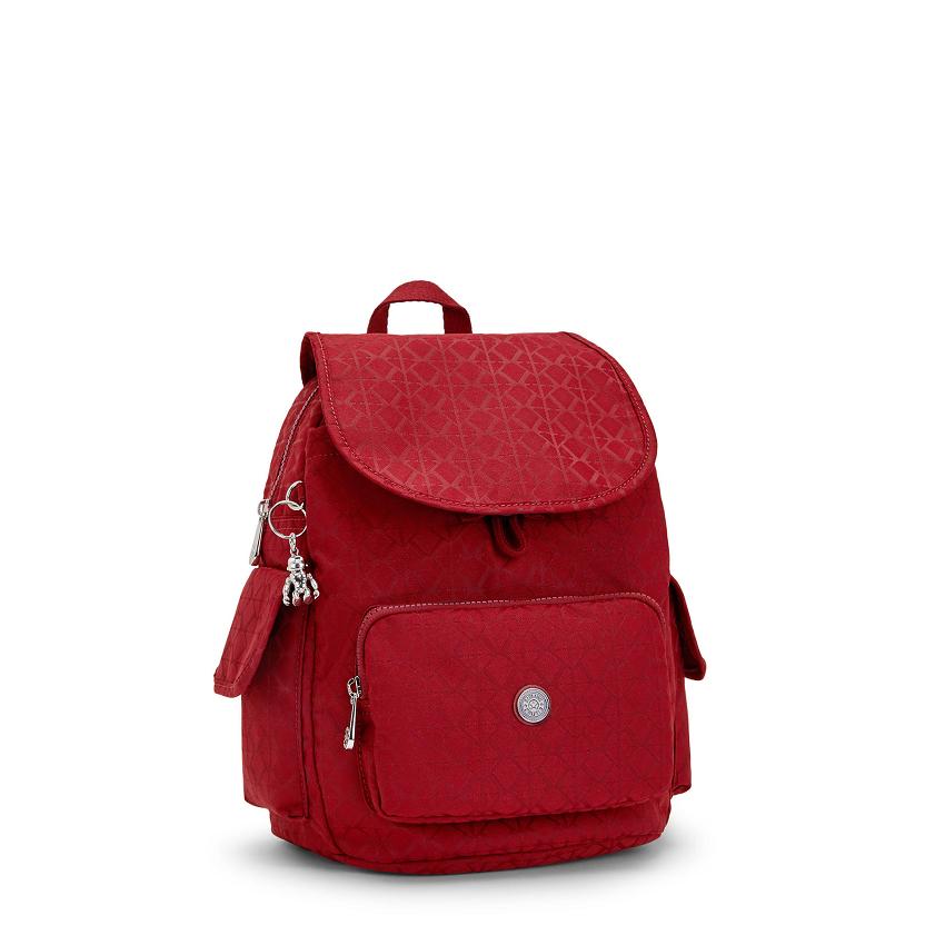 Plecaki Podróżne Kipling City Pack Small Czerwone | PL1410-OEO