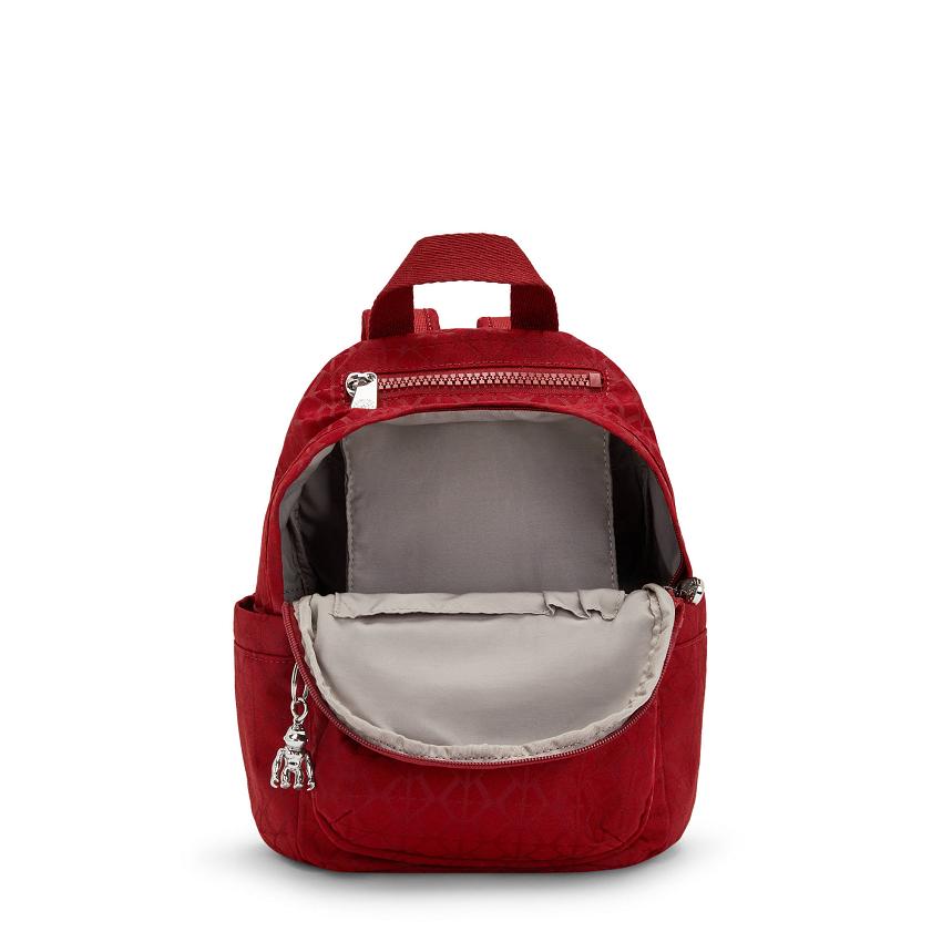 Plecaki Podróżne Kipling Delia Mini Czerwone | PL1428-GOF