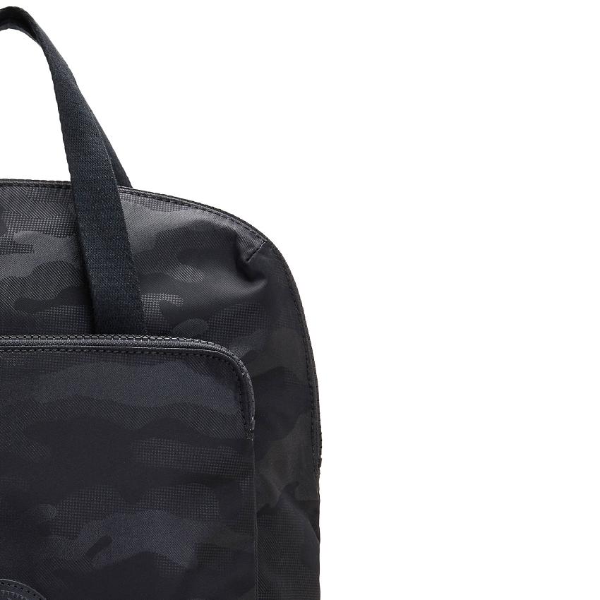 Plecaki Podróżne Kipling Kazuki Czarne Camo | PL1445-IIR