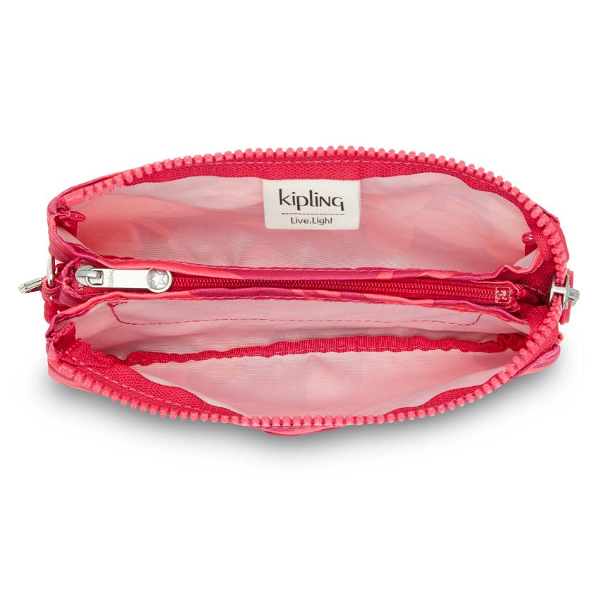 Torba Na Kosmetyki Kipling Creativity Large Koralowe Kwiaty | PL1122-KJD