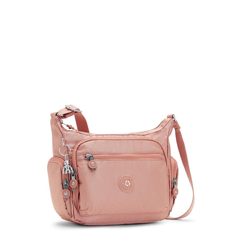 Torebki Listonoszki Kipling Gabbie Small Różowe | PL1584-HTG