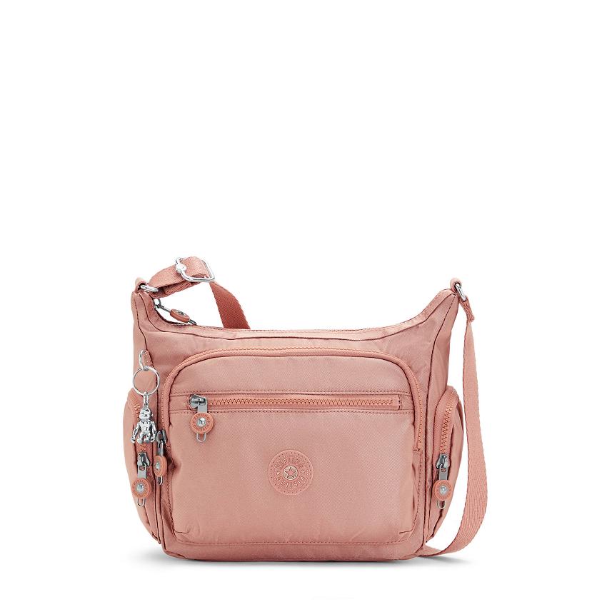 Torebki Listonoszki Kipling Gabbie Small Różowe | PL1584-HTG