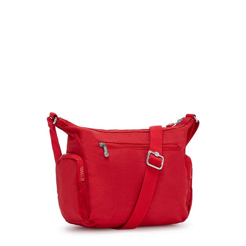 Torebki Listonoszki Kipling Gabbie Small Czerwone | PL1585-JYG