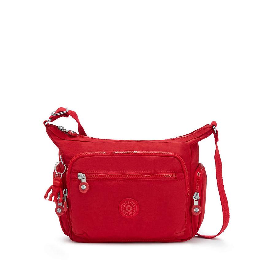 Torebki Listonoszki Kipling Gabbie Small Czerwone | PL1585-JYG