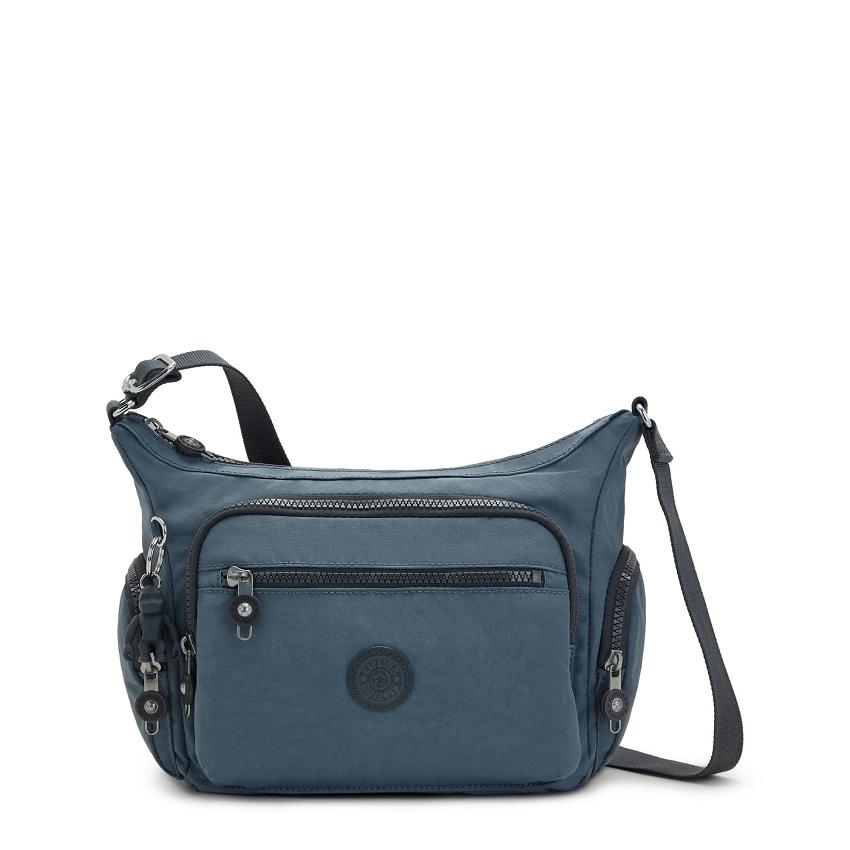 Torebki Listonoszki Kipling Gabbie Small Granatowe Szare | PL1586-QUQ