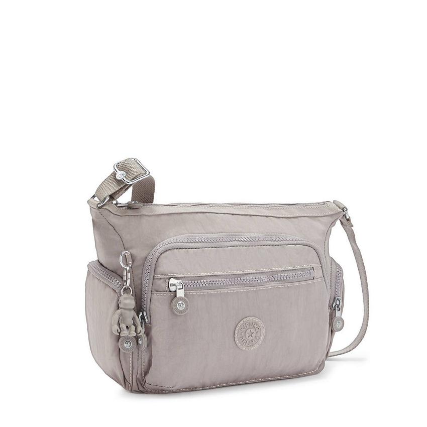 Torebki Listonoszki Kipling Gabbie Small Szare | PL1589-RAF