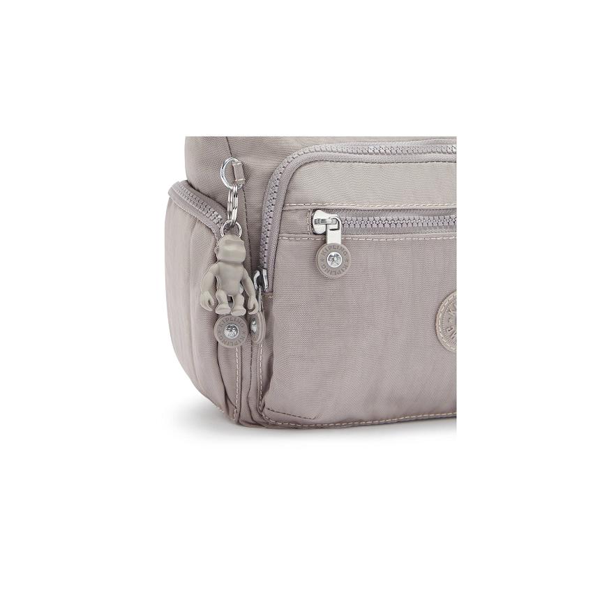 Torebki Listonoszki Kipling Gabbie Small Szare | PL1589-RAF